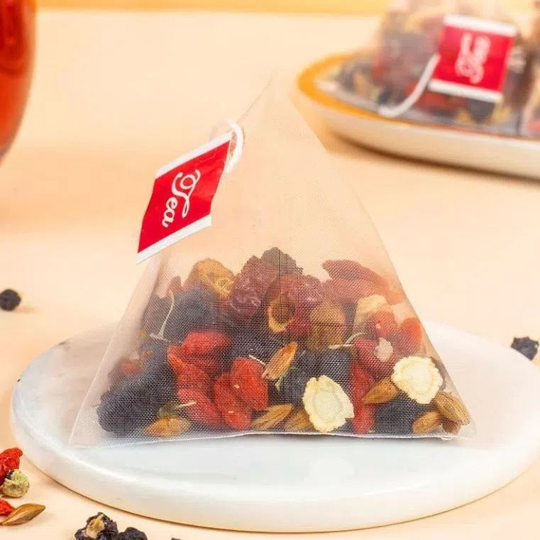 Fatigue Buster Goodie Herbal Tea 人参桑葚黑枸杞红枸杞养生红枣干茶